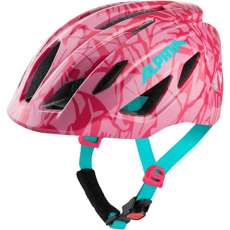 ALPINA Unisex - Children, PICO cycling helmet, pink-sparkel gloss, 50-55 cm