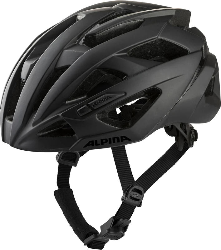 ALPINA Unisex - Adult, VALPAROLA cycling helmet, black matt, 51-56 cm