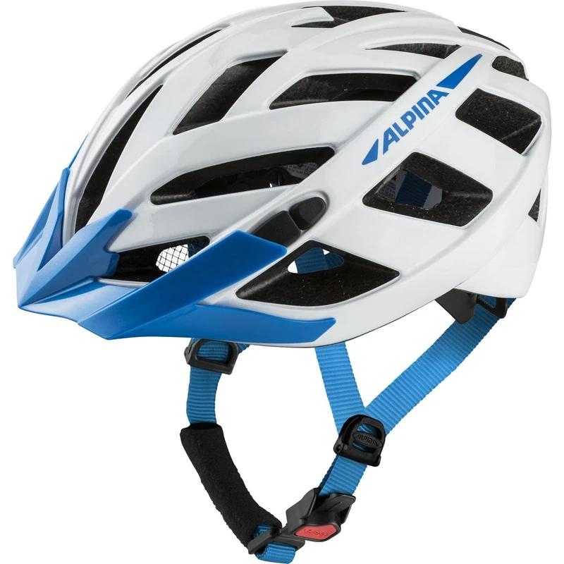 ALPINA Unisex - Adult, PANOMA 2.0 cycling helmet, white-blue gloss, 56-59 cm