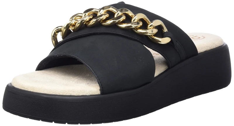 bugatti Women's Kya Flat Sandal, Schwarz, 3 UK - Image 1
