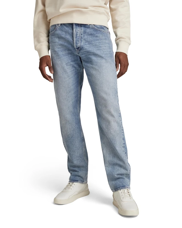 G-Star Men's Triple A Regular Straight Jeans, Blue (sun faded air force blue D19161-C967-C947), 26W / 30L - Image 1