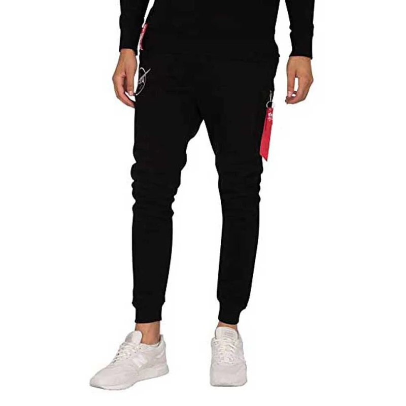 Alpha Industries NASA Cargo Sweat Jogger Mens Sweatpants Black