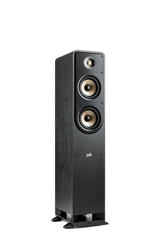 Polk Audio Signature Elite ES50 High-Resolution HiFi Floorstanding Speaker for Home Cinema, Compatible with Dolby Atmos and DTS: X (One Piece), Black, 22.86 x 27.94 x 93.98 cm, 14.51 Kilograms