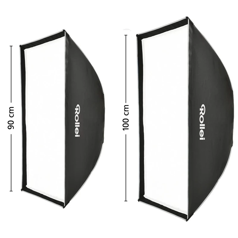 Rollei Click softbox 60 cm x 90 cm with grid Easy to build click light shaper ideal for fashion and portrait shots. - Image 1