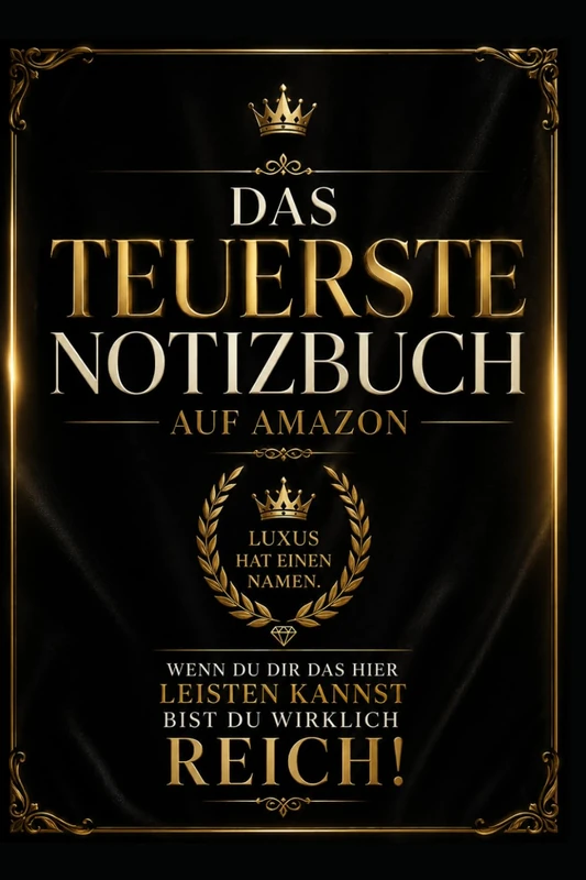 Das teuerste Notizbuch auf Amazon: Wenn du dir das hier leisten kannst bist du wirklich reich! - Image 1