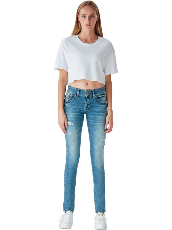 LTB Jeans Women's Molly M Jeans, Lelia Wash 53686, 24W / 36L