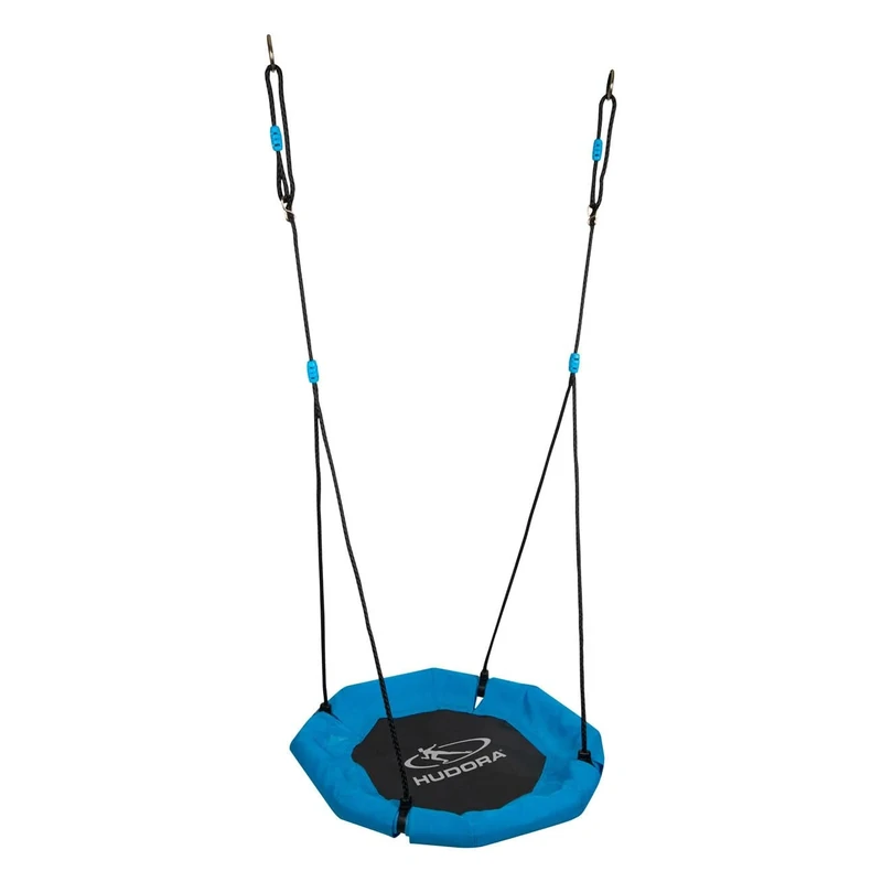 Hudora 72176 Octagon Nest Swing, Black/Blue, 70 cm