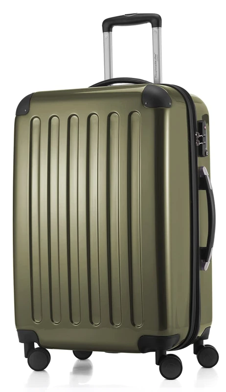 Hauptstadtkoffer - Alex - Hardshell Suitcase, Medium Size Luggage, 4 Double Wheels, TSA, 65 cm, 74 liters, Avocado