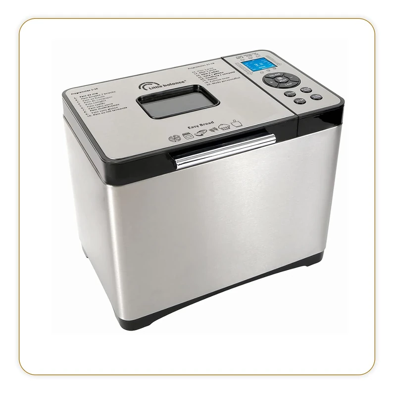 Little balance 8398 Easy Bread, Bread maker, baguettes, buns, 19 programs, Up to 1 kg, All Stainless Steel