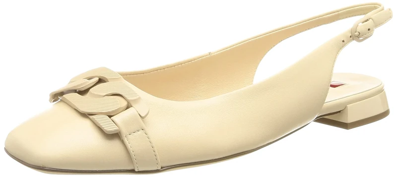 Högl Women's Jacky Ballet Flat, Ecru, 1 UK