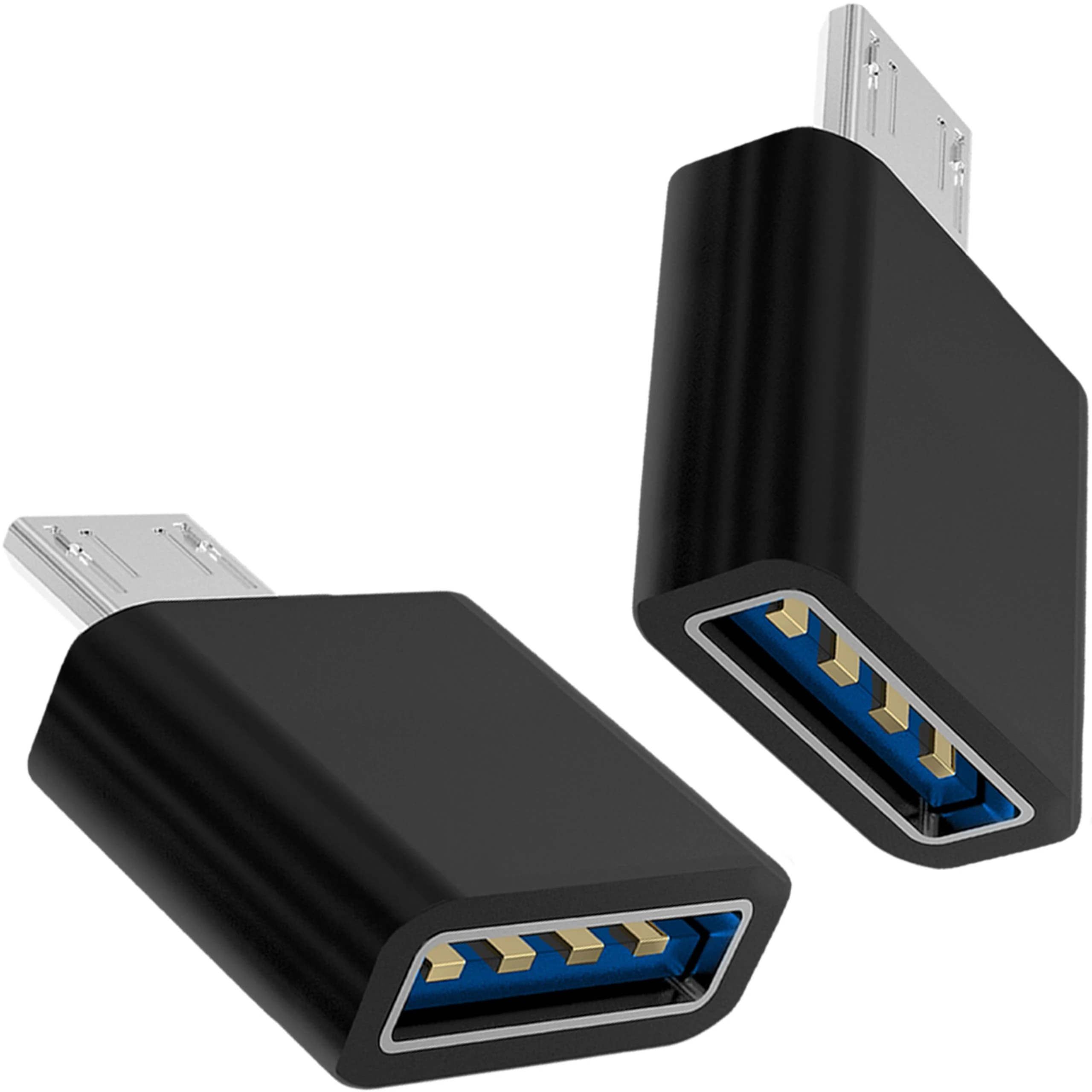 5 Plus 2 Pcs 3.0 Micro USB OTG to USB Adapter