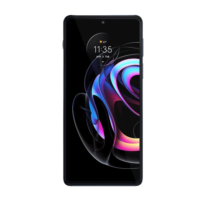Motorola Edge 20 Pro, 144Hz HDR10+ OLED, Qualcomm Snapdragon 870, Turbo Power, 108 MP Camera, 50x Super Zoom, 4500 mAH Battery, Dual SIM, 256 GB, Android 11, Midnight Blue, 6.7 Inch