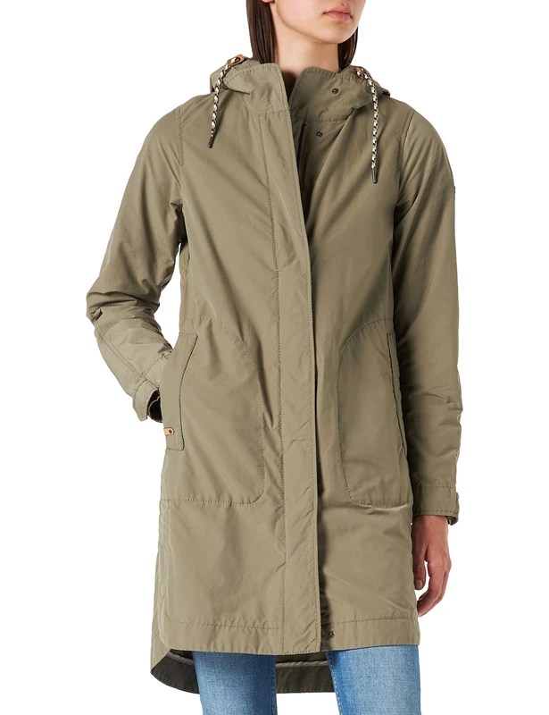 Camel Active Womenswear Women's 310870/7457 Jacket, Khaki, 34