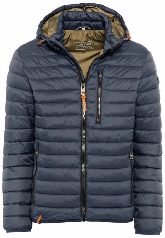 camel active Men's 430830/7E52 Jacket, Blau, 27