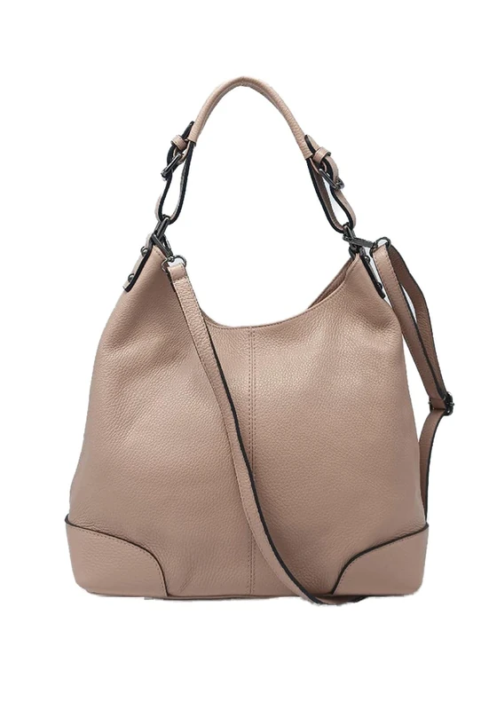 Puccio Pucci Women's TRLBC100000 Leather Bag, Pink, 38x26x11.5