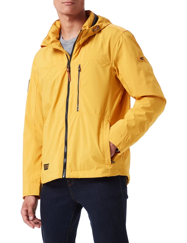 camel active Men's 420774/7E75 Jacket, Gelb, 102