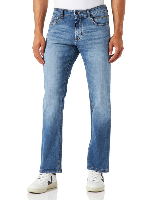 camel active Men's 488895/9D19 Jeans, Ocean Blue, 36W / 34L