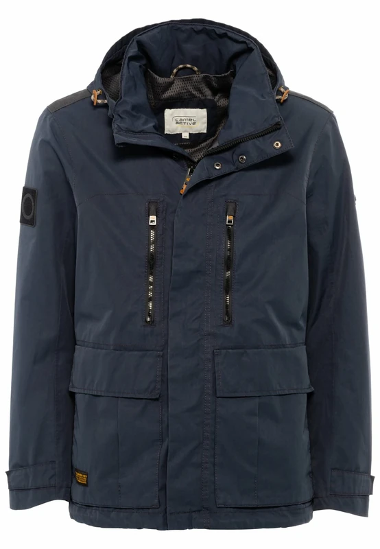 camel active Men's 420634/7O21 Jacket, Blau, 102
