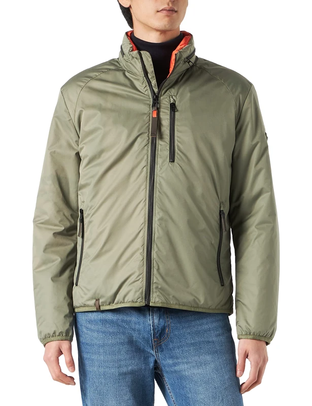 camel active Men's 430500/7455 Jacket, Grün, 110