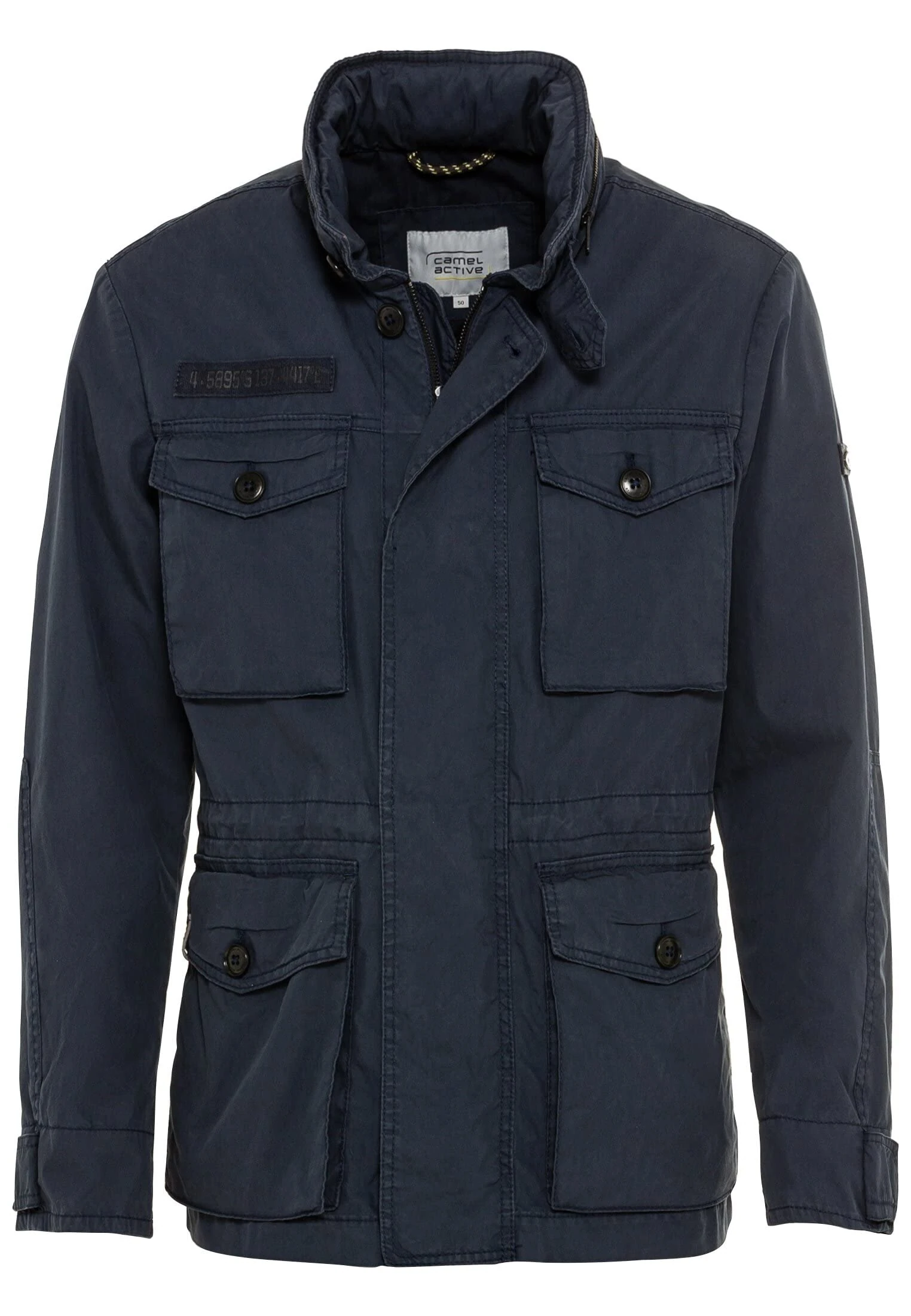 camel active Men's 420440/7446 Jacket, Blau, 35