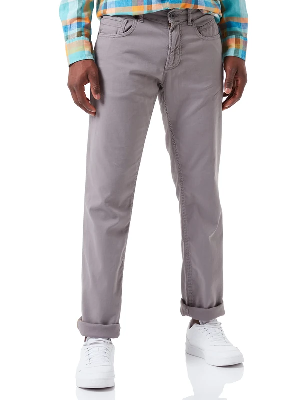 camel active Men's 488375/7F16 Jeans, Stone Gray, 31W / 34L