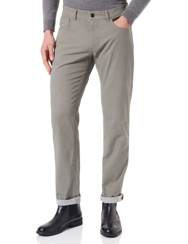 camel active Men's 488485/7509 Jeans, Khaki, 33W / 36L - Image 1