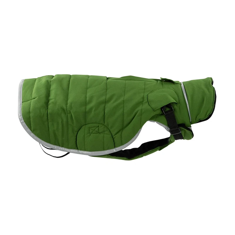JEGGO Quilted Coat, Fashionable Quilted Winter Dog Coat, with Soft Fleece Lining, Waterproof and Windproof, Optimal Fit, with Zip Opening on Both Sides
