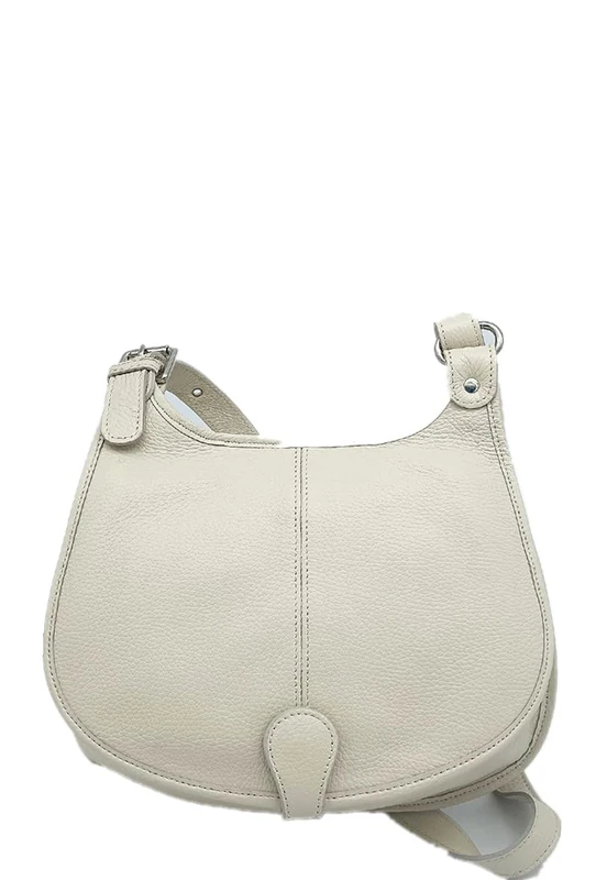 Puccio Pucci Women's TRLBC100092 Leather Bag, Beige, 30x23x7 - Image 1