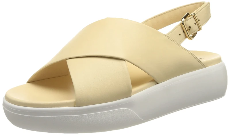 Högl Women's ALMA Heeled Sandal, Butter, 4 UK