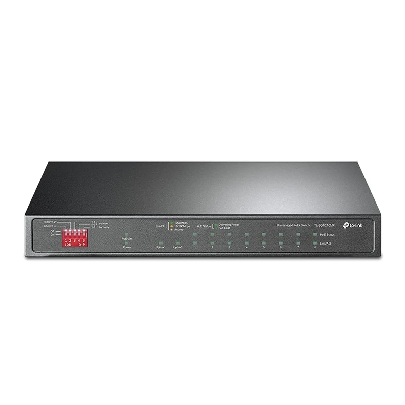 TP-LINK TL-SG1210MP V2 - Switch - 10 Anschlüsse - unmanaged