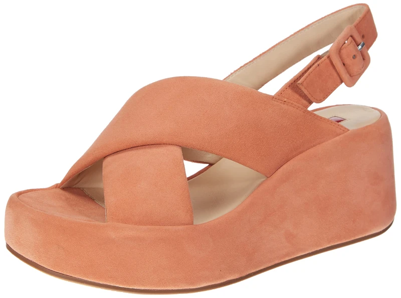 Högl Women's Lucie Heeled Sandal, Apricot, 7 UK