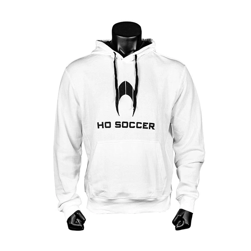 HO Soccer Unisex Hoodie White Sweatshirt, White, L - Image 1