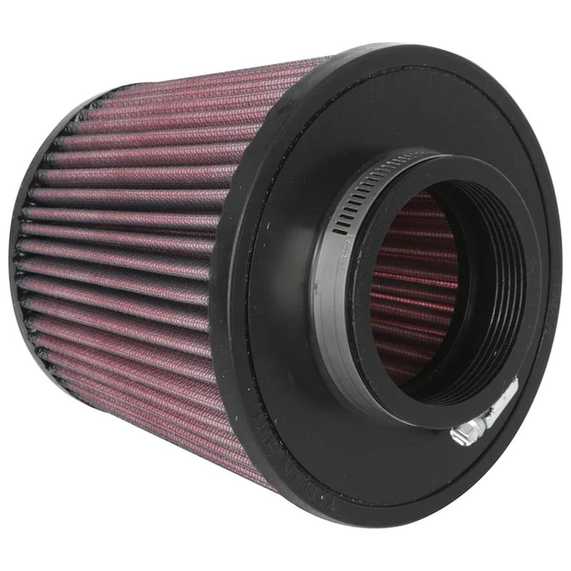 K&N Universal Clamp-On Air Filter: High Performance, Premium, Washable, Replacement Filter: Flange Diameter: 2.75 In, Filter Height: 5 In, Flange Length: 0.75 In, Shape: Round Tapered, RU-5284