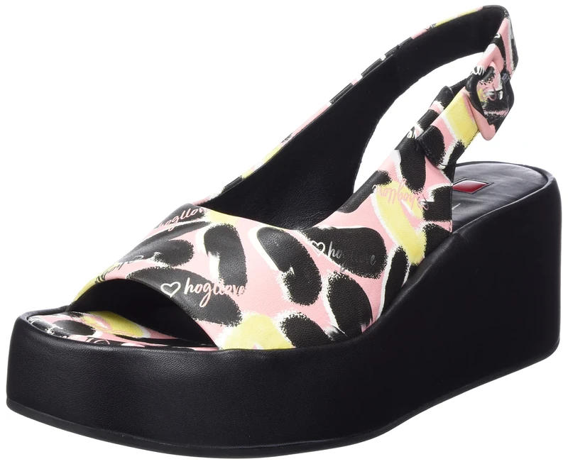 Högl Women's Loulou Heeled Sandal, Rose/Multi, 3 UK