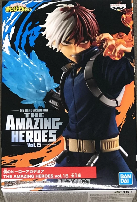 Banpresto MY HERO ACADEMIA - Shoto Todoroki - Figurine Amazing Heroes 14cm, Multicolor,200105