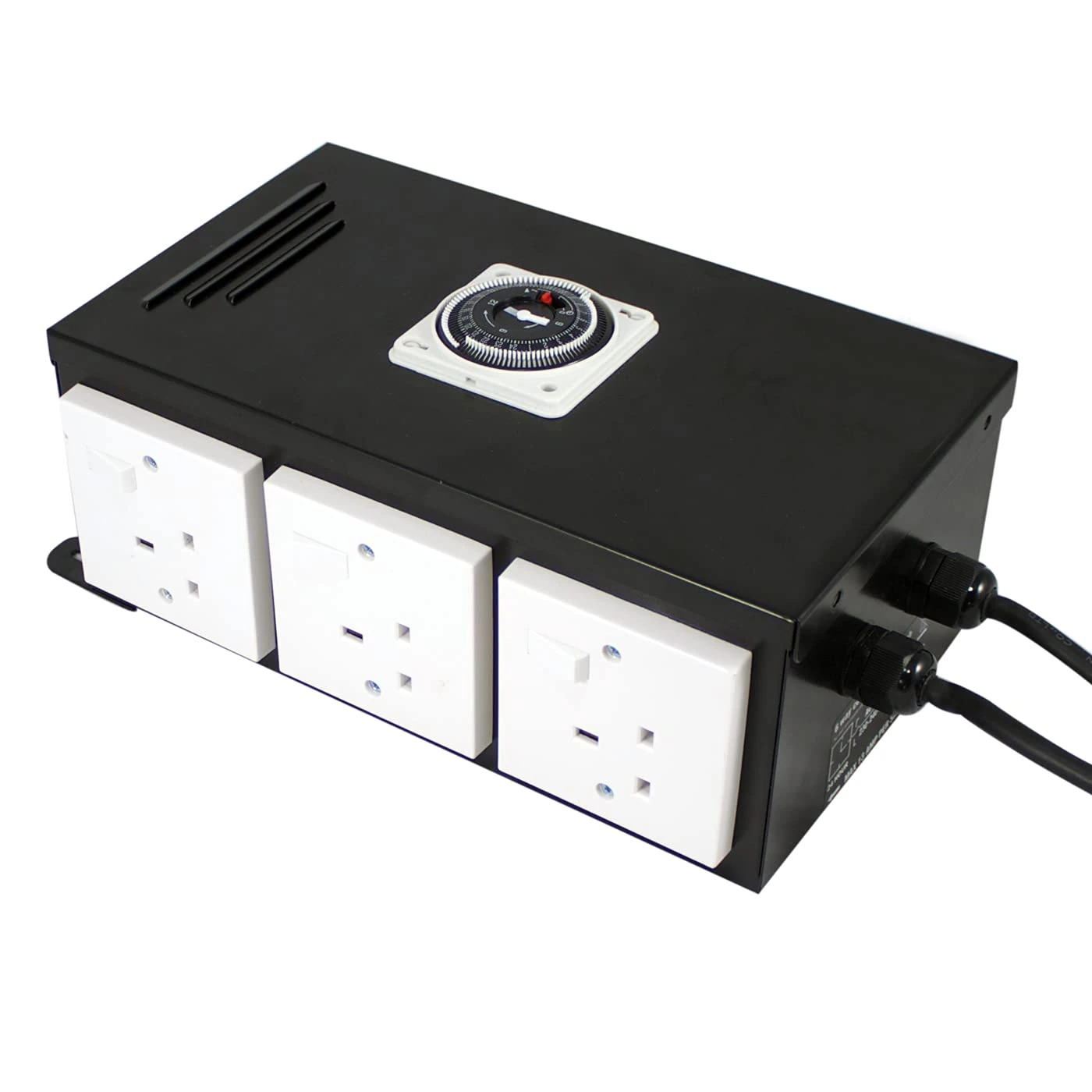 Senua Contactor Relay Built in Timer Switch 4/6/8 Way 26A 6KW Hydroponics Grow Light Controller System Switch UK (6 Way)