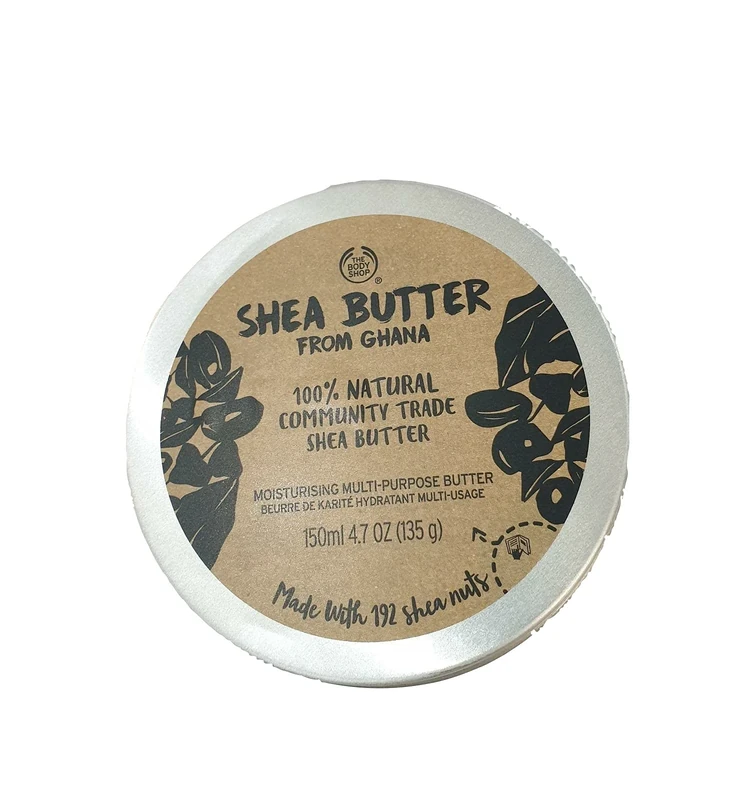 The Body Shop Shea Butter 100% Natural, for dry Skin, Green Scent, Vegan