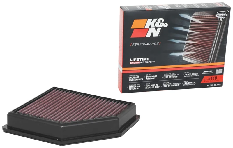 K&N Engine Air Filter: High Performance, Premium, Washable, Replacement Filter: Compatible with 2020-2021 NISSAN Sentra, 33-5110