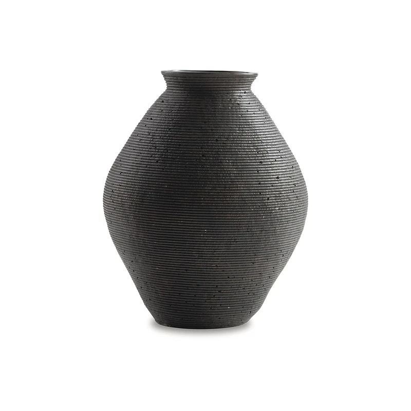 Ashley Furniture Hannela Vase, Antique Brown