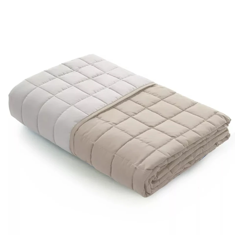 Caleffi Spring Quilted Bedspread - Double Bed - Sand Microfibre