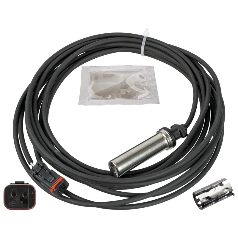 febi bilstein 174326 ABS Sensor with Sleeve and Grease, Pack of 1