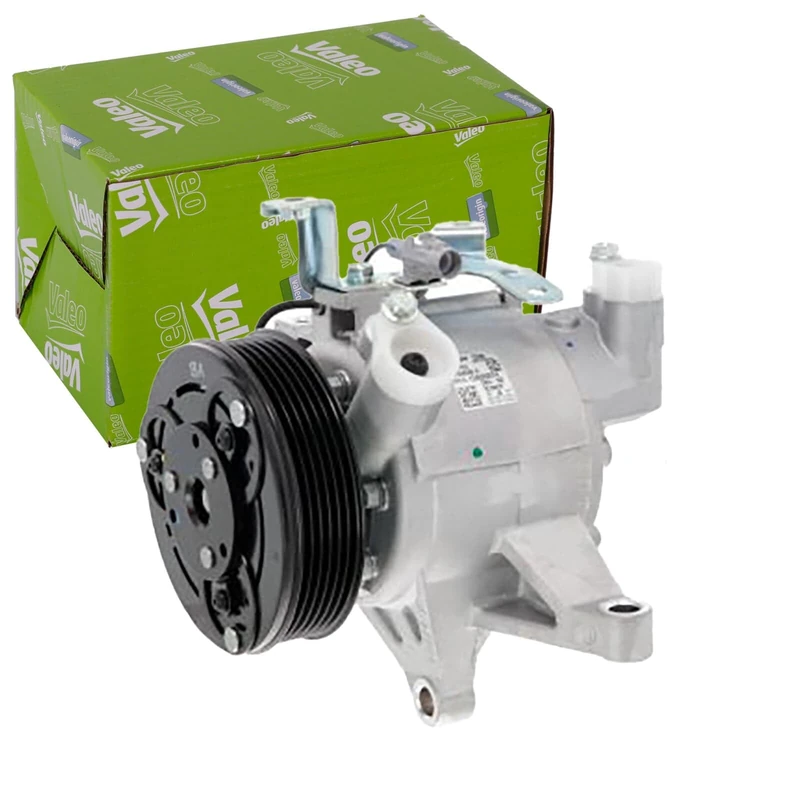 Valeo Compressor, Air Conditioning, Prefilled with Oil, 814724