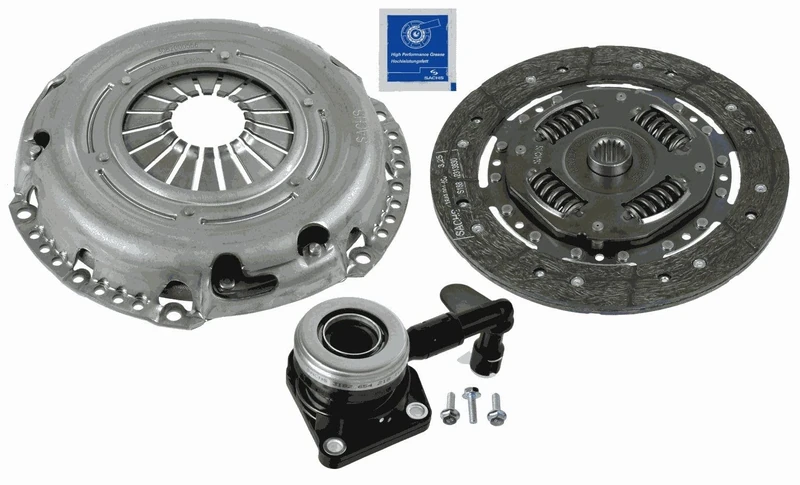 SACHS 3000 990 518 Clutch Kit for Ford Focus II (DA_, HCP, DP) 2004-2013 and Other Vehicles