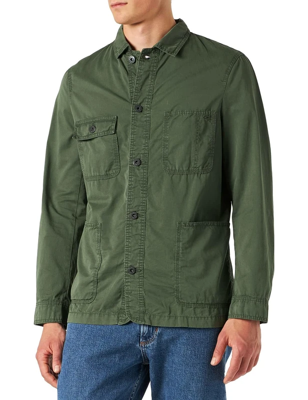 camel active Men's 444315/7U80 Casual Blazer, Leaf Green, 62