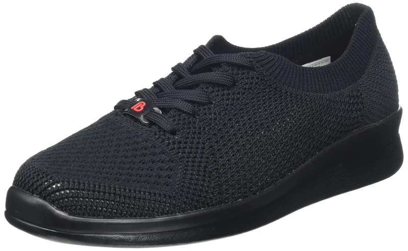 Berkemann Women's Eila Sneaker, kohlenschwarz/Schwarz/Schwarz, 5.5 UK