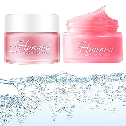 CREAMOON 2 Pieces Pore Base Gel Cream Invisible Pores Foggy Makeup Concealer Moisturizing Makeup Primer Moisturizing and Moisturizing for Natural Makeup 2 Pieces