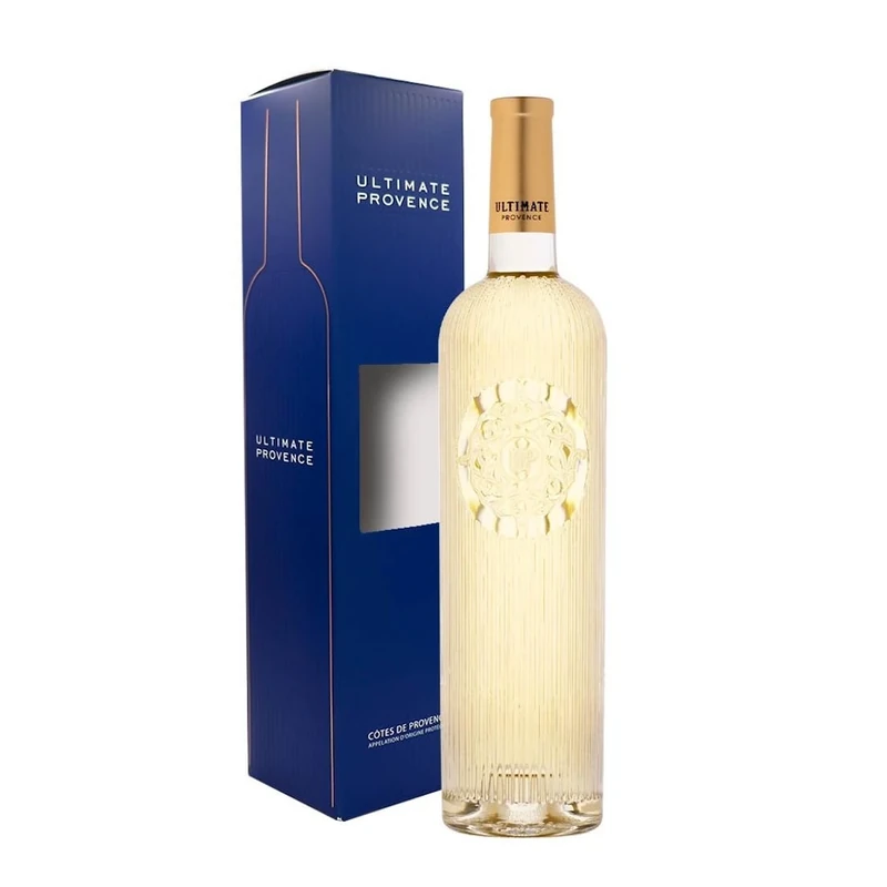 Ultimate Provence - White Wine Côtes de Provence AOP - Rolle (Vermentino) - Menton Lemon, Floral Notes & White Pepper - Vegan - Perfect for Celebrations - 75cl Bottle