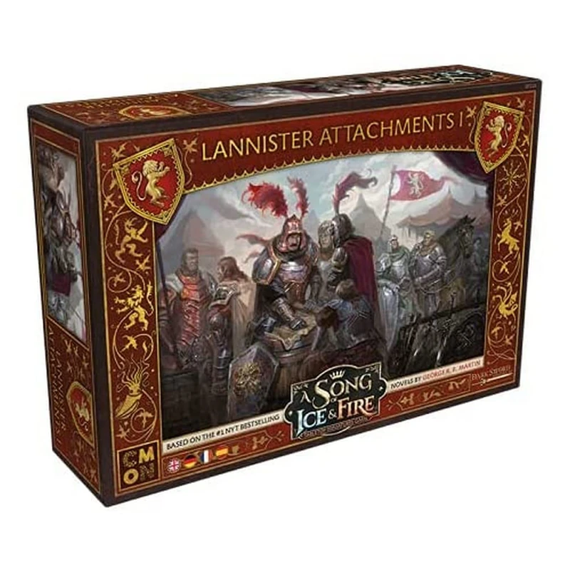 CMON Asmodee A Song of Ice & Fire Reinforcements by Haus Lennister I, Expansion, Tabletop, German,Multicoloured, Colourful,CMND0140 - Image 1