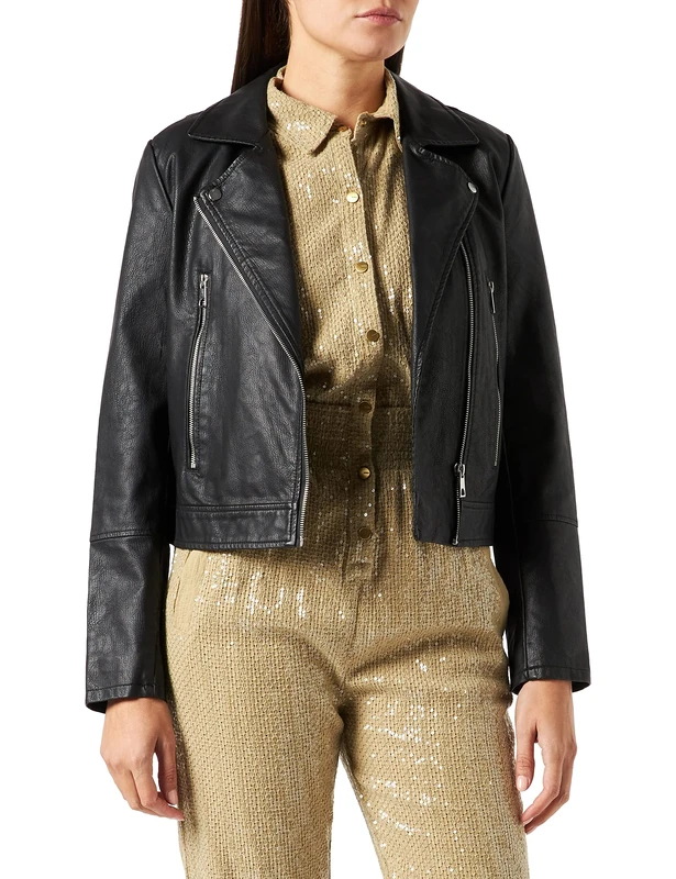 Pinko Women's Firenze Tuta Full Paillettes Nuring Tunic, U12_Verde Grigio, 46