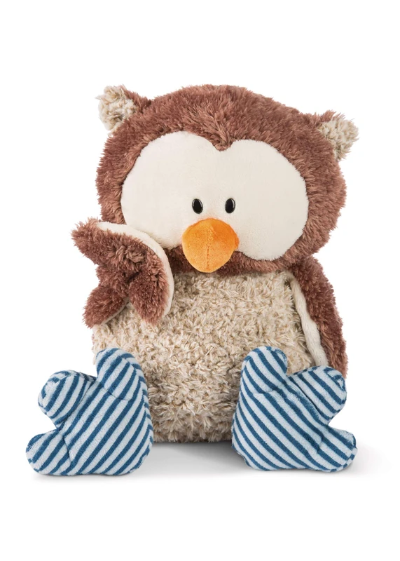 NICI Oscar 48079 Cuddly Toy Owl 50 cm with Rotating Head Brown
